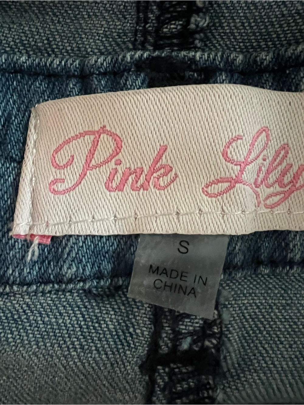 Pink Lily Flare Bell Bottoms Raw‎ Hem Boho Overalls - Picture 9 of 11
